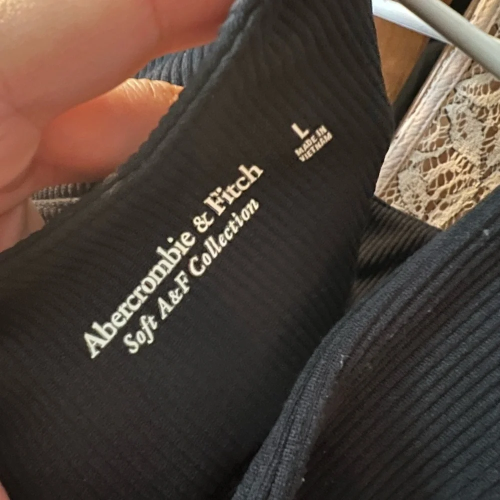 4. Abercrombie & Fitch Soft Black Bodysuit - Picture 5 of 5